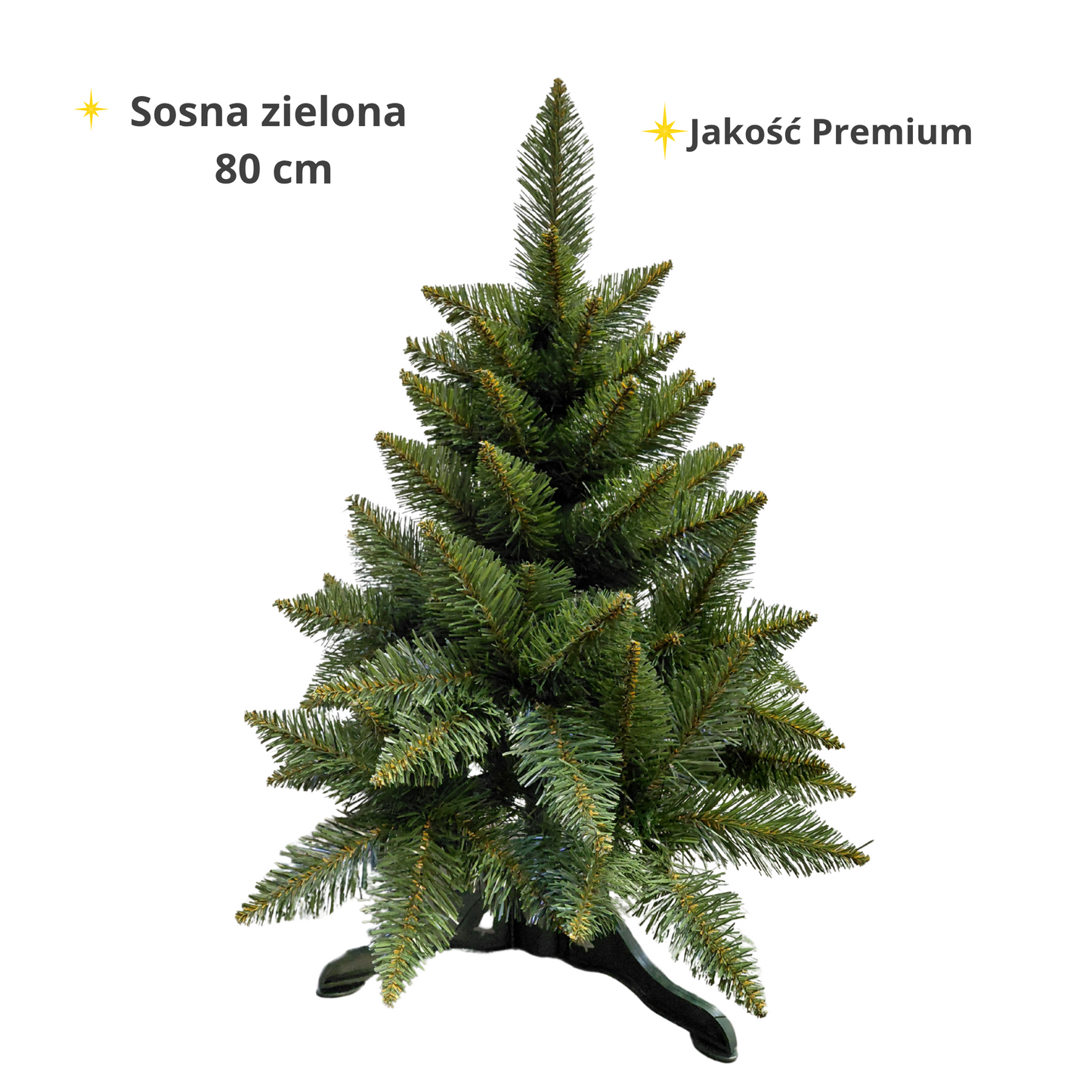 Sosna Zielona 80 cm - Sztuczna Choinka Premium
